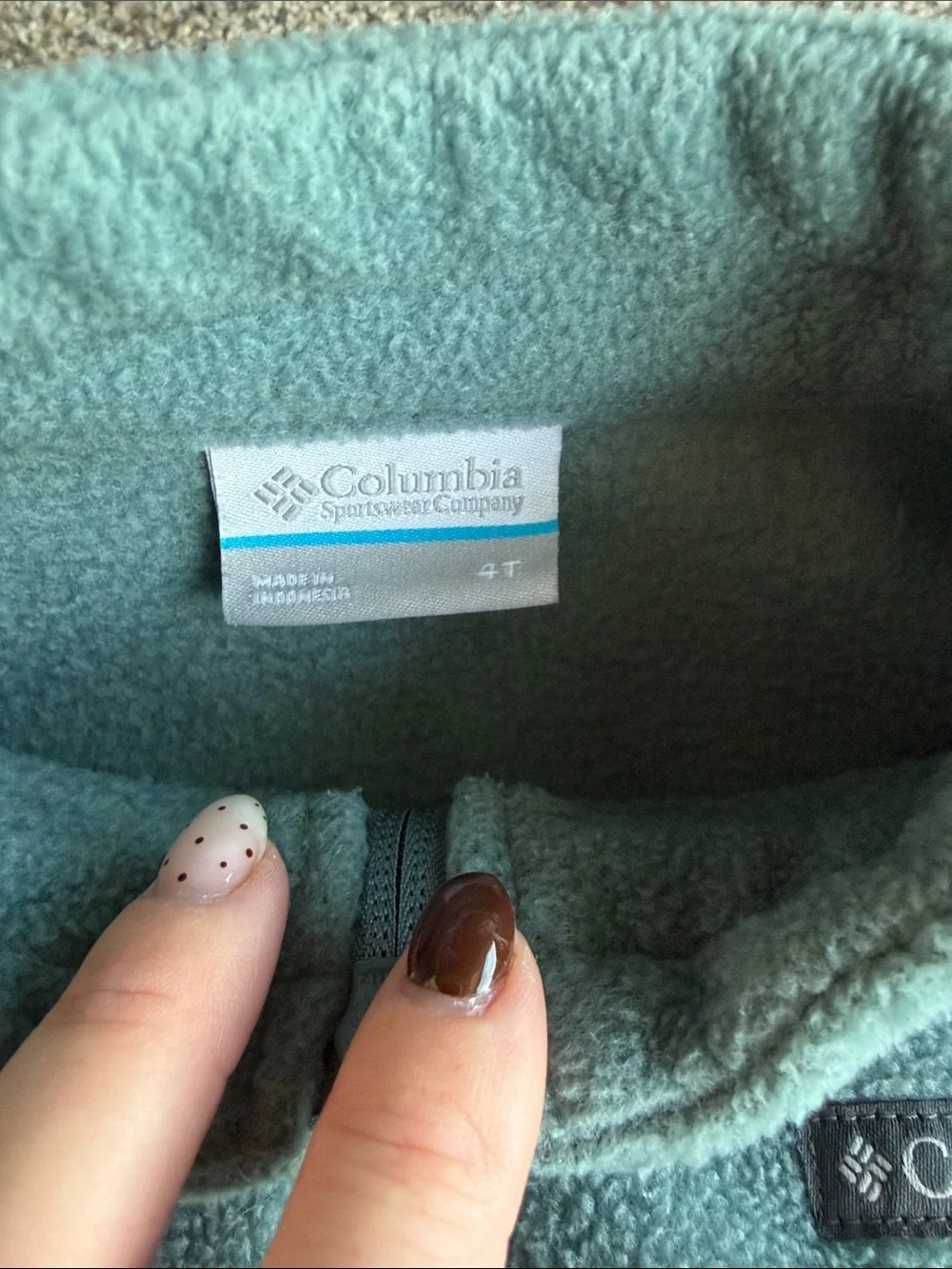 Columbia Kids Teal Full-Zip Fleece Jacket